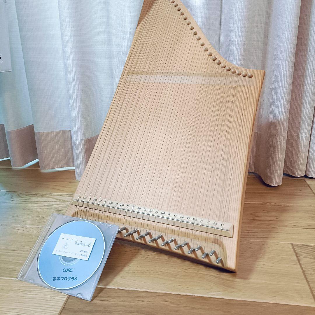 ヘルマンハープ ライアー 25弦　竪琴　DVD 付き　楽器