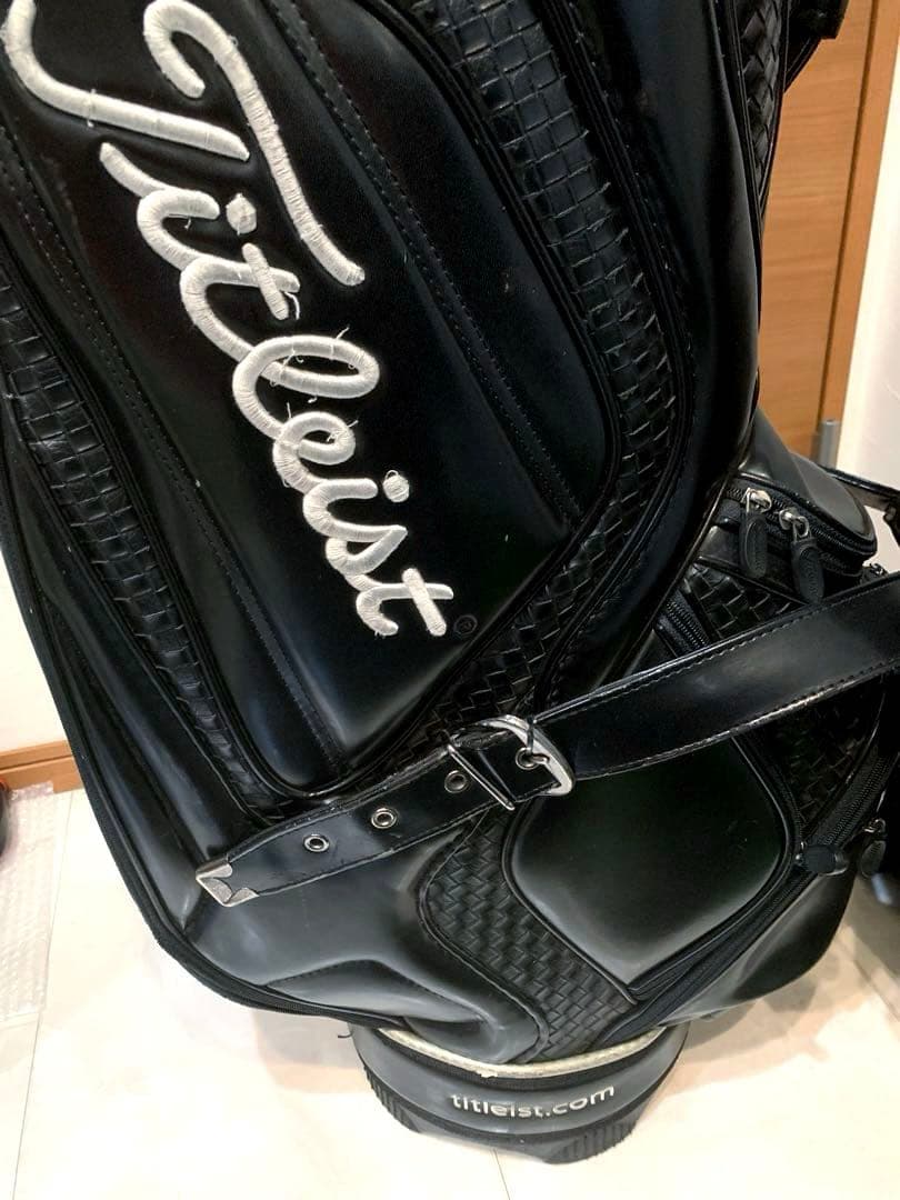 希少　完売　タイトリスト　キャディバッグ　3点式　ブラック