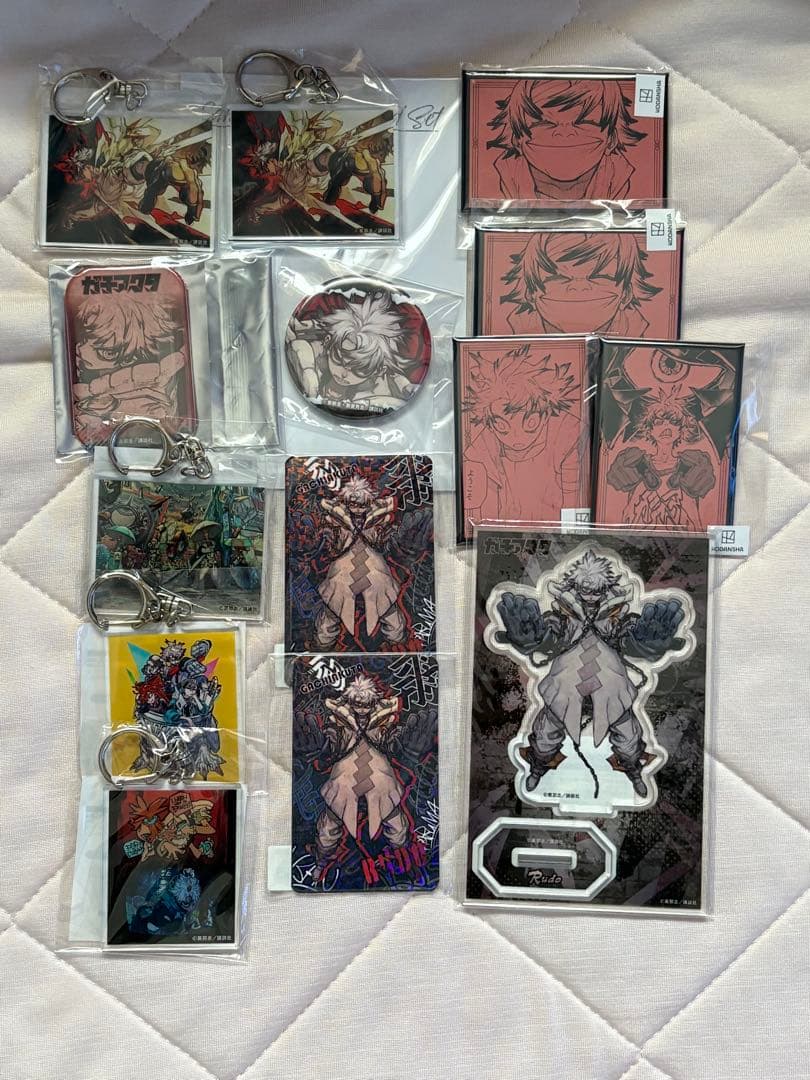 ガチアクタ　ルド　14点セット アクリルフィギュア 缶バッジ　アクスタ