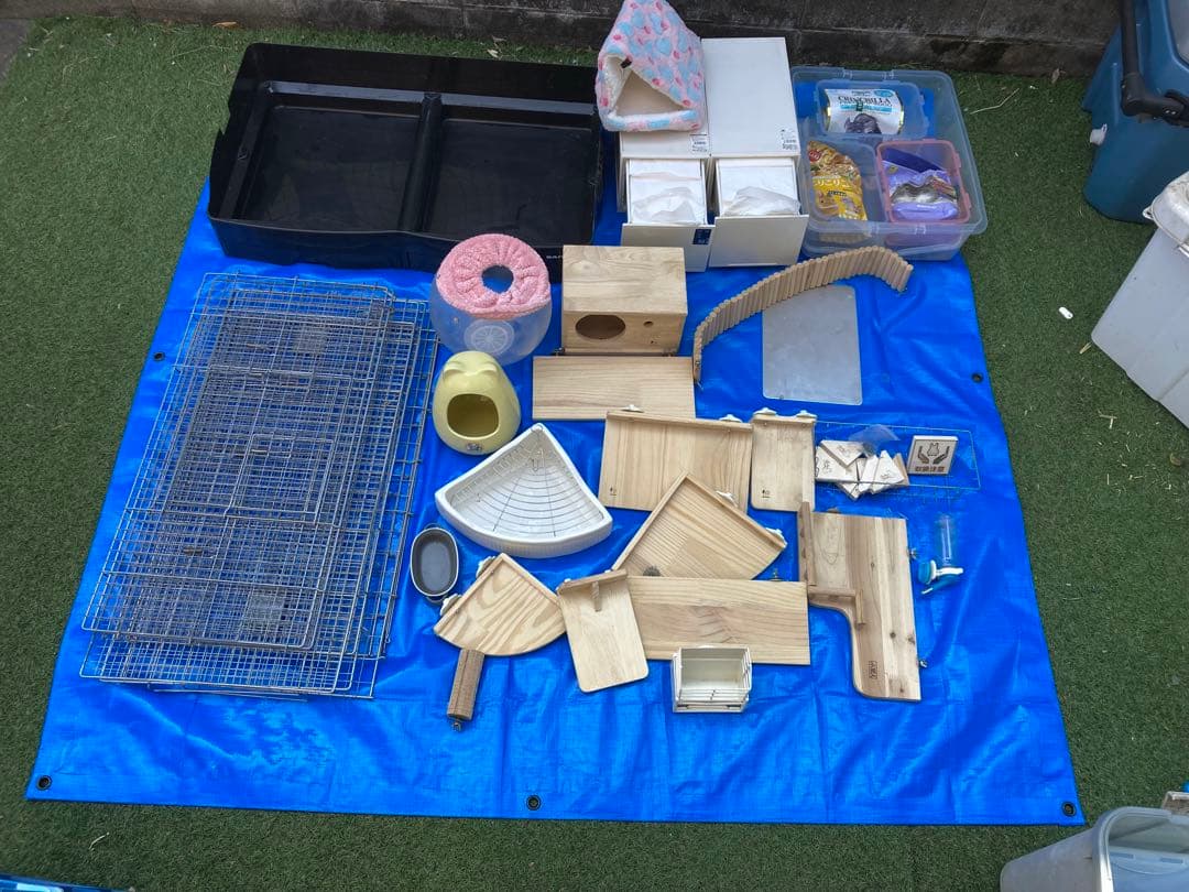 チンチラ用ケージ、木製パーツセット、いろいろ！