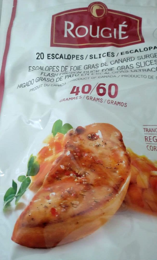 Rougié エスカロップ・フォアグラ 20枚 40/60g