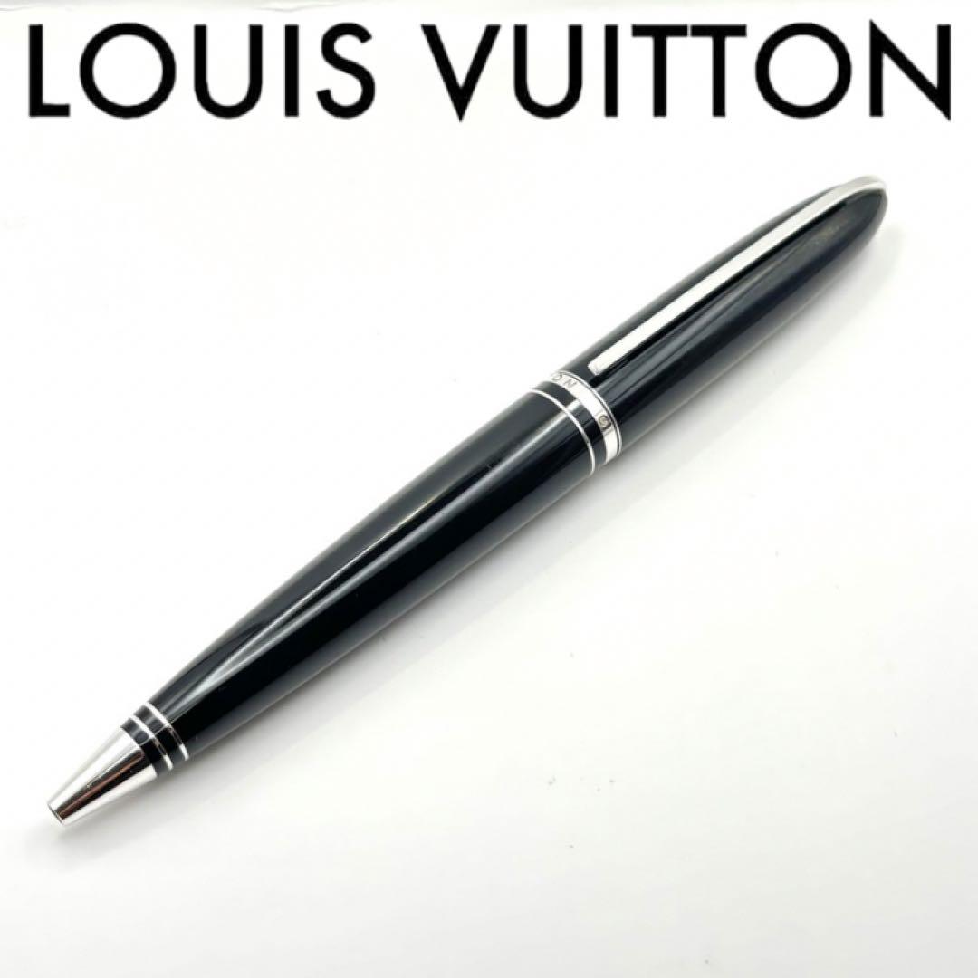 【美品】ルイヴィトン ドック ダブルラッカー ツイスト式 ブラック ボールペン