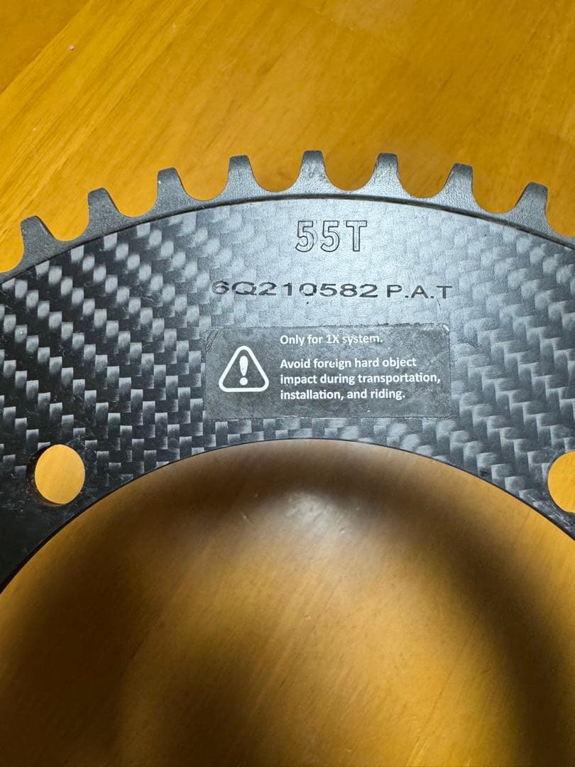 digirit 55T カーボンチェーンリング