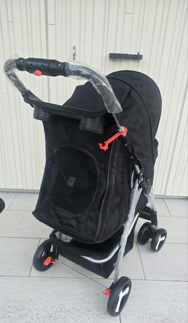 Doogo ペットカート 黒 メッシュカバー付き　ブランド品　新品未使用