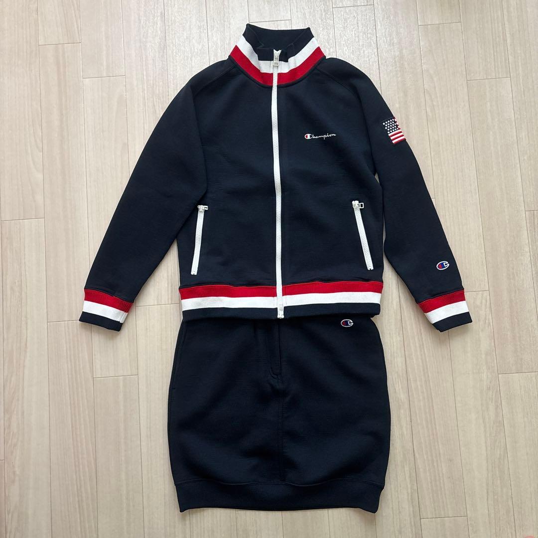 チャンピオンゴルフ上下セットアップ　ネイビー