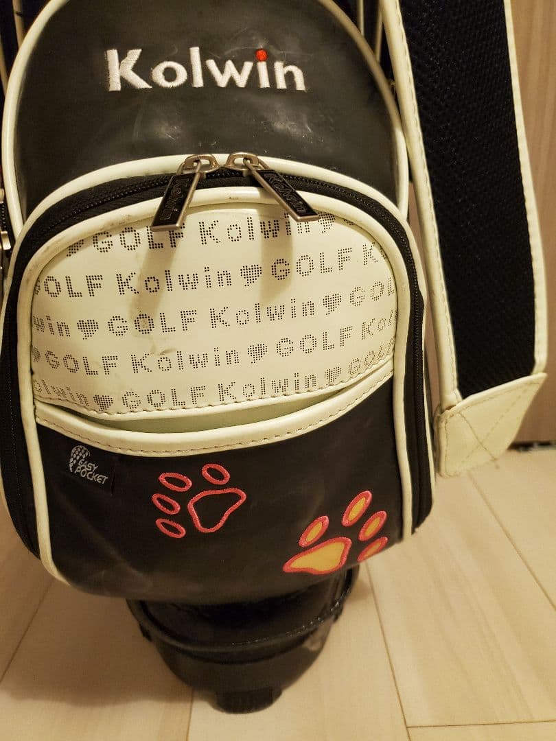 ゴルフKolwinキャディバック　キャスター付き