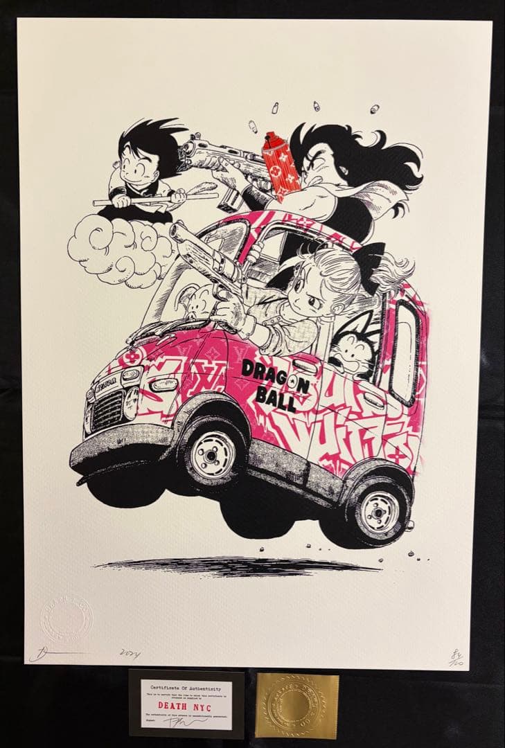 世界限定100枚 DEATH NYC アート ポスター db03