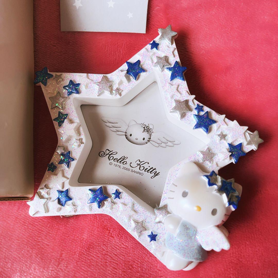希少レア　ハローキティ　エンジェルキティ　星型　フォトフレーム　サンリオ