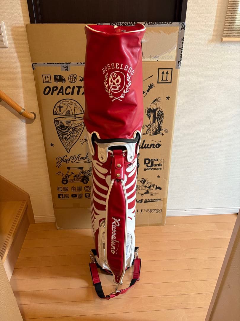 ラッセルノ　キャディーバッグ　SKULL GOLFBAG