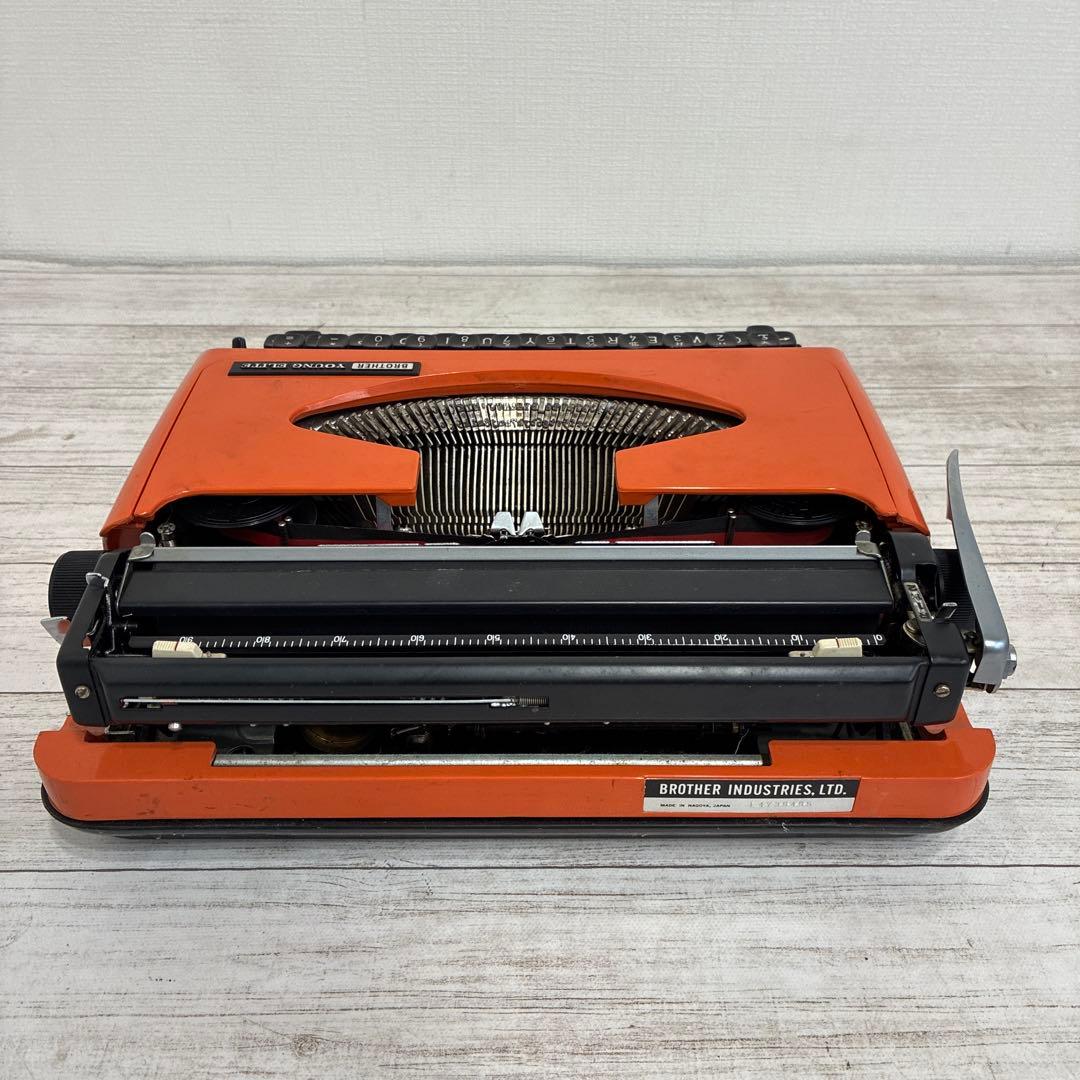 BROTHER YOUNG ELITE タイプライターオレンジ