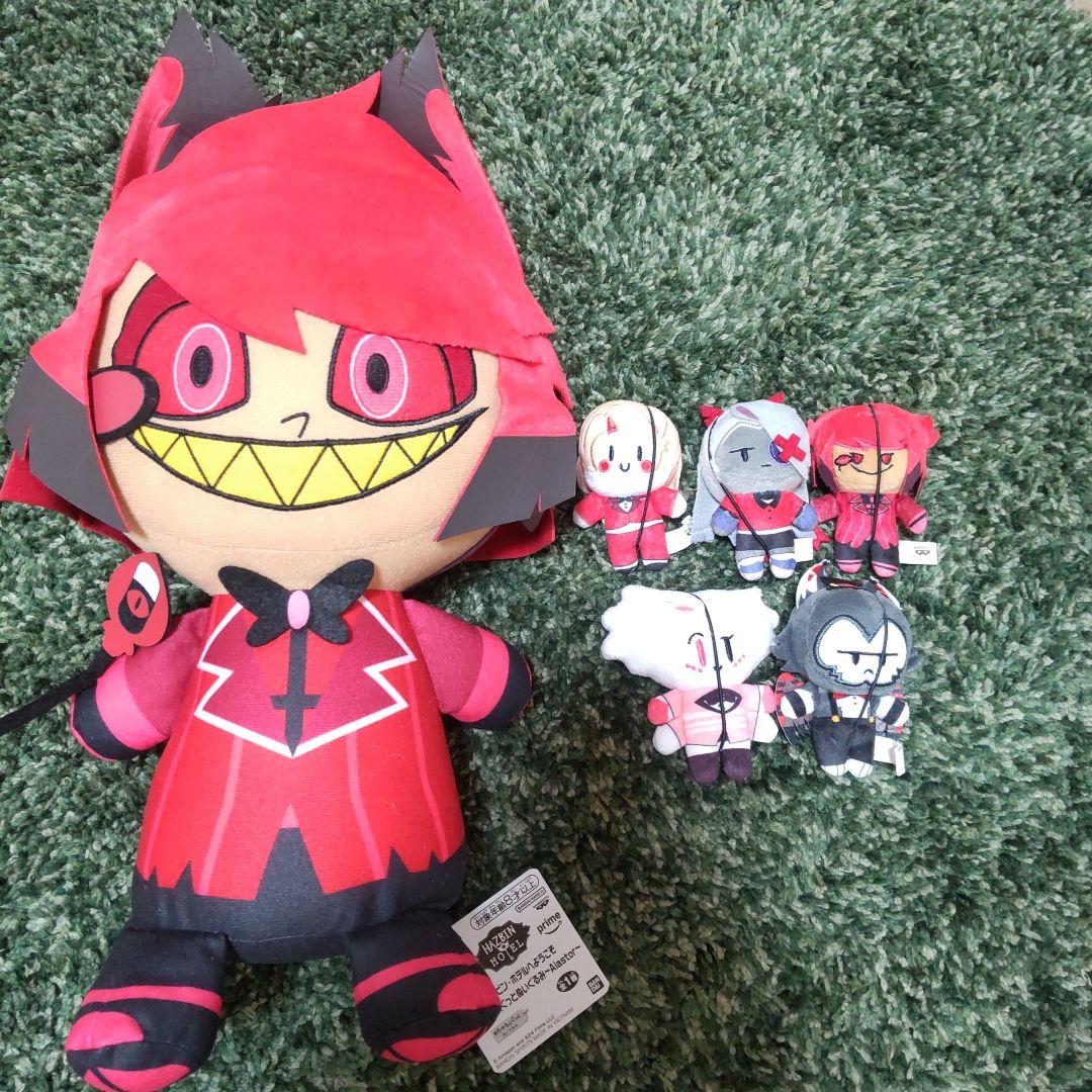 ハズビン・ホテルへようこそ ほわぬい 全5種コンプとぬいぐるみ Alastor