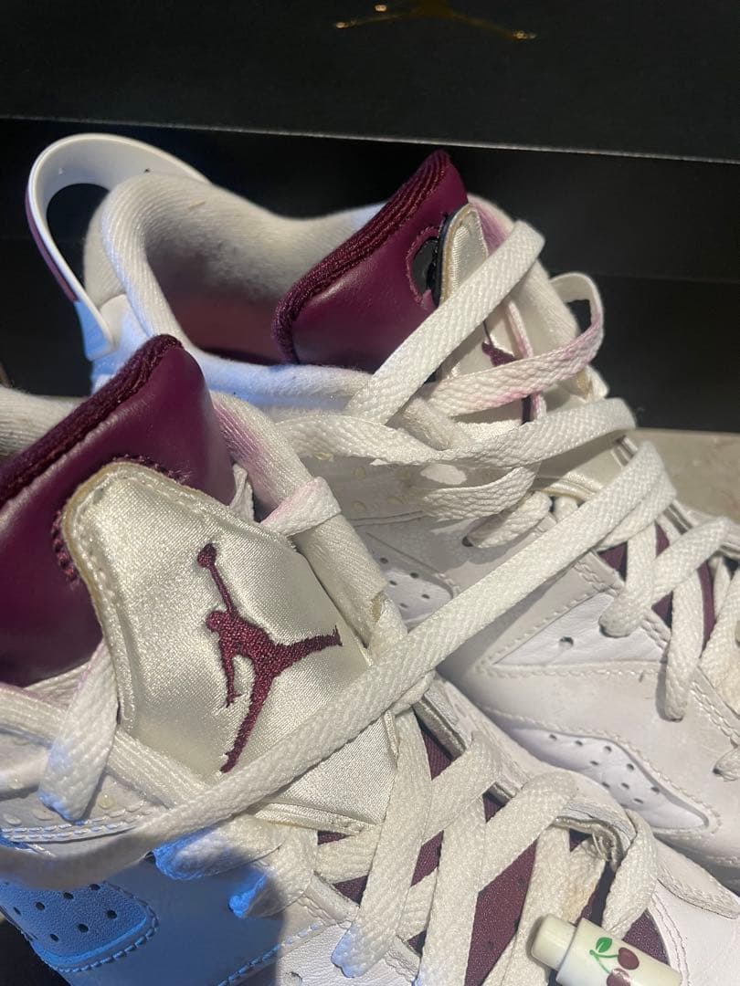 Jordan エア ジョーダン 6 ホワイト/バーガンディ