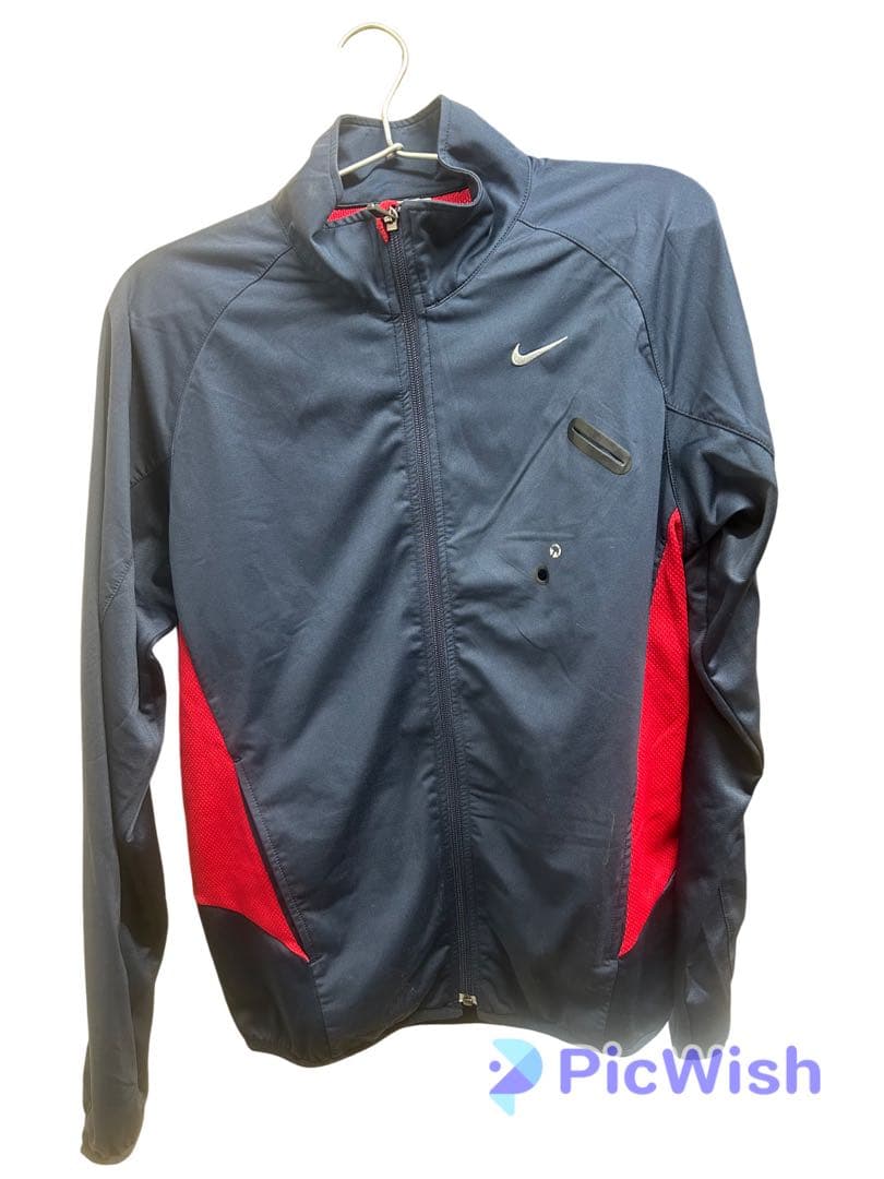 Nike ランニングジャケット ネイビー/レッド