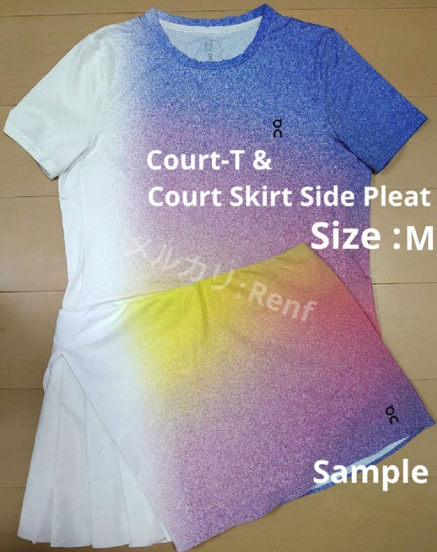On Court-T&Skirt テニス SizeM 全仏ver. 新品/未開封