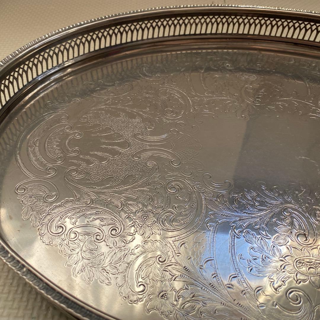 アンティーク　シルバープレート