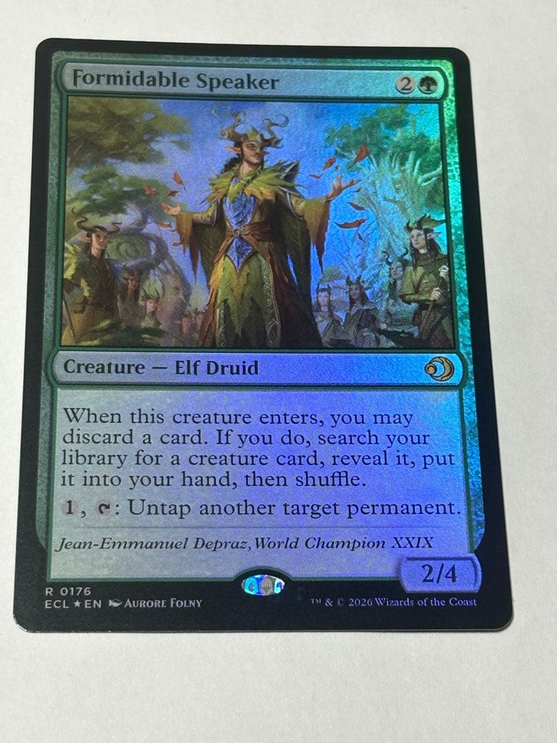 並外れた語り部　Formidable Speaker 英語 FOIL MTG