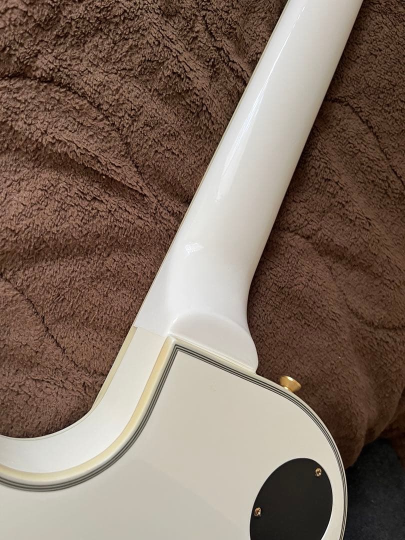 【調整済】epiphone Lespaul Custom pro white