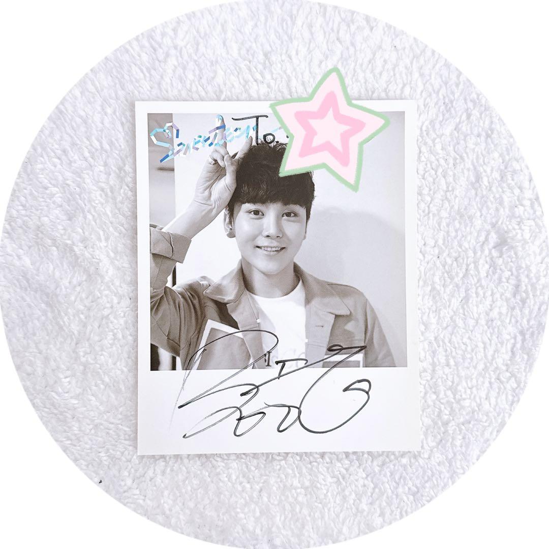 スングァン love&letter 直筆サイン入り ポストカード