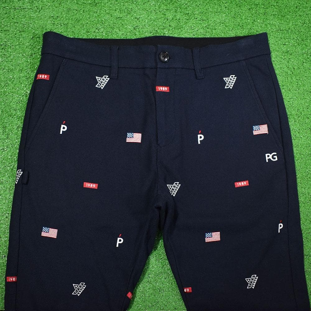 PEARLY GATES/パーリーゲイツ ゴルフパンツ【ネイビー/5】美品！