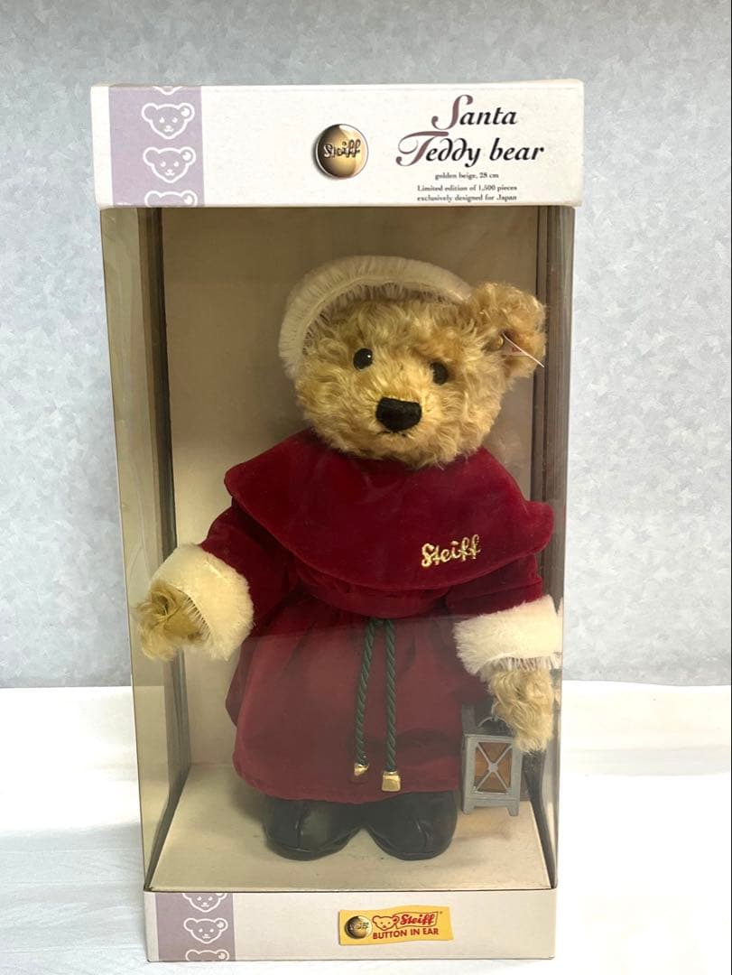 希少 Steiff Santa Teddy Bear 限定品 2004