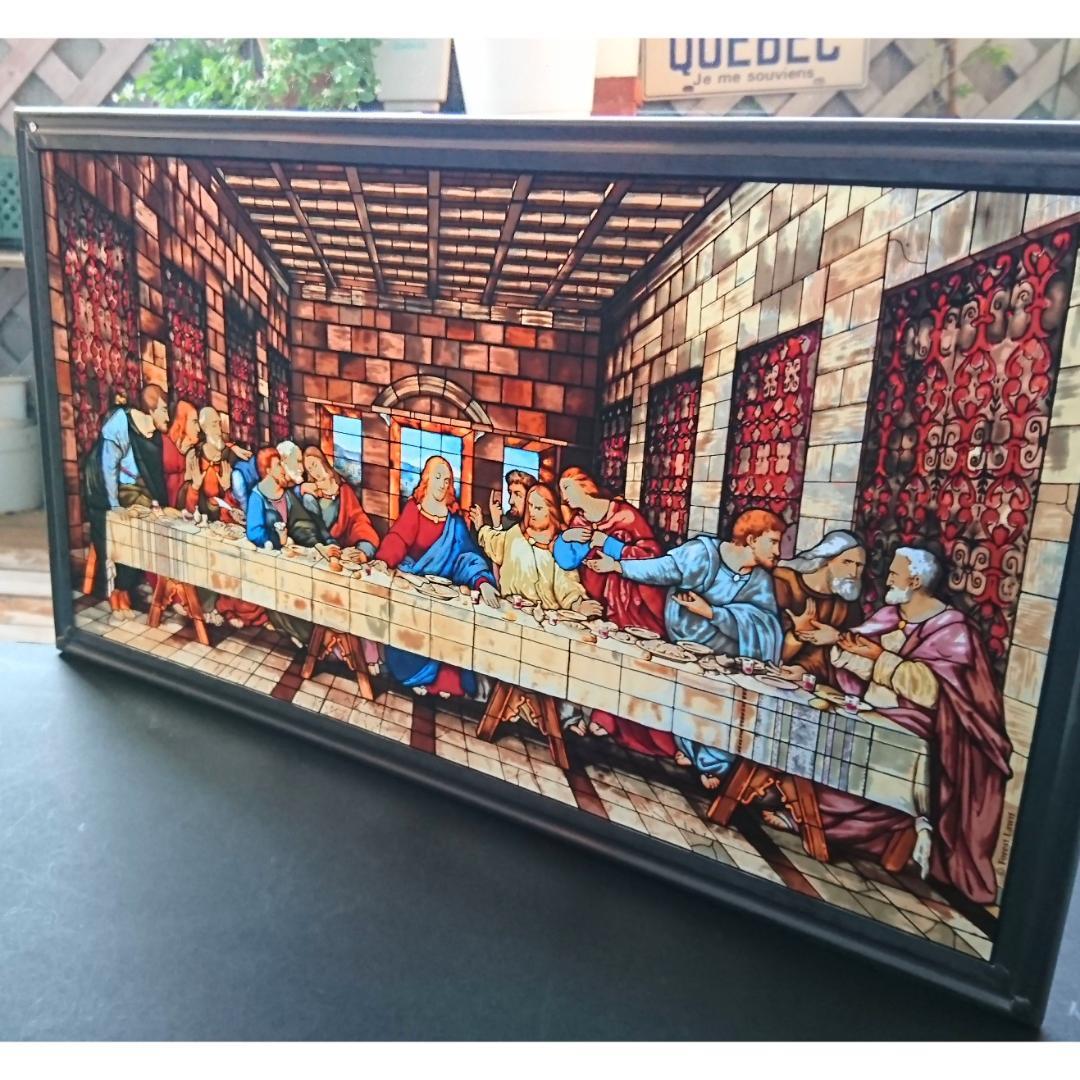 ダヴィンチ ステンドグラスLast Supper最後の晩餐 グラスマスターズ社
