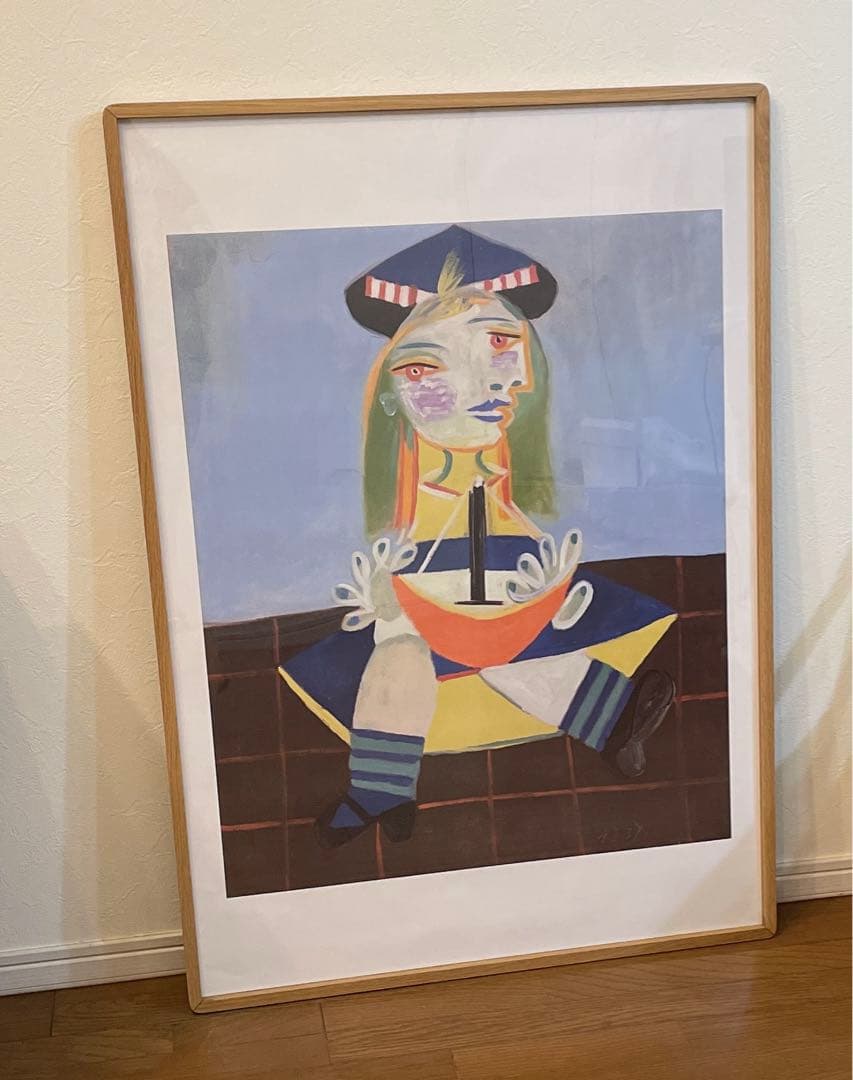 ピカソの娘マヤの肖像画　ポスター　B1 フレームあり