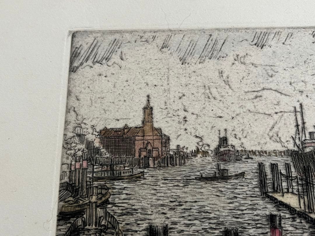 版画　ウィーン サンシュテファン寺院