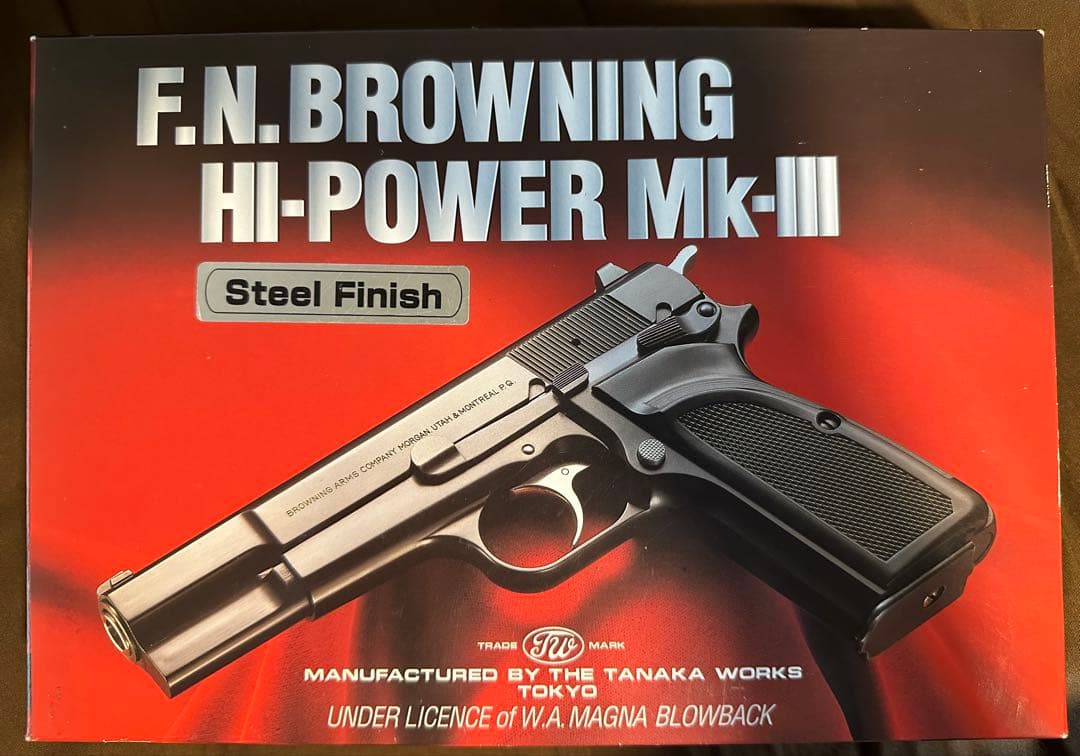 タナカ ブローニングハイパワー マグナブローバック ガスガン