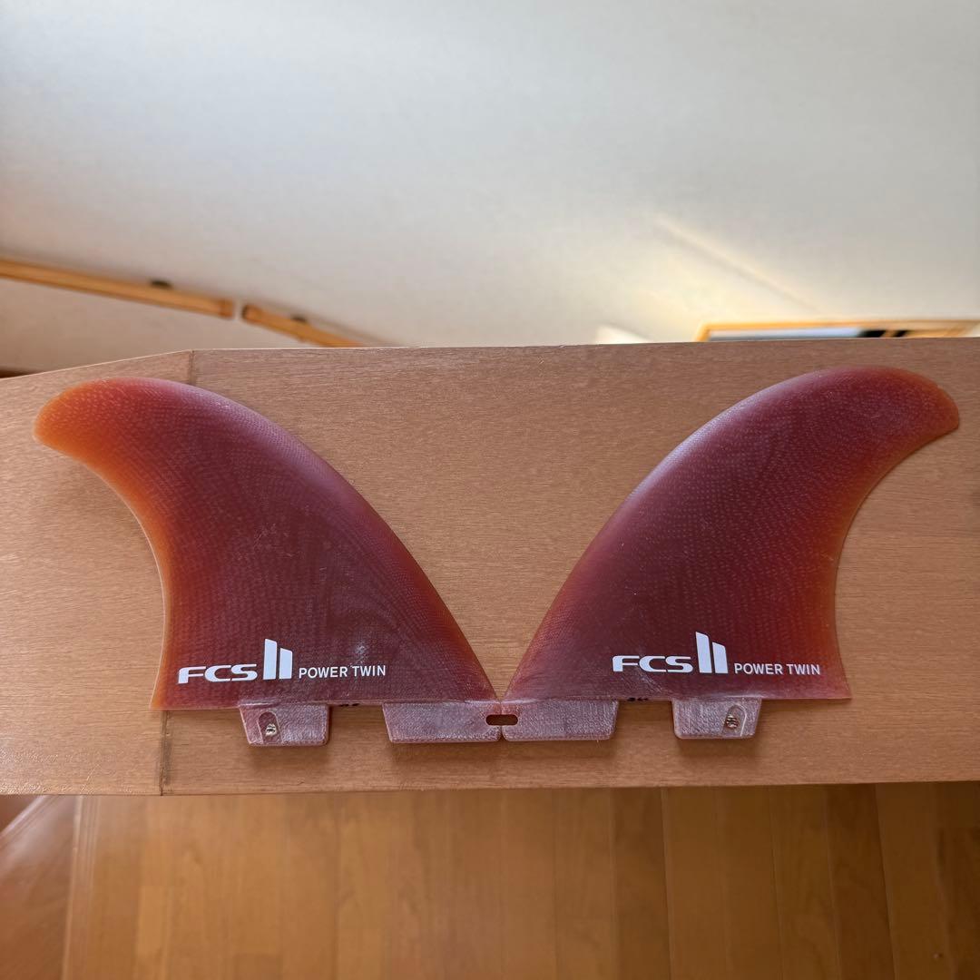 【最終値下げ】FCS II POWER TWIN ブラウンツインフィン
