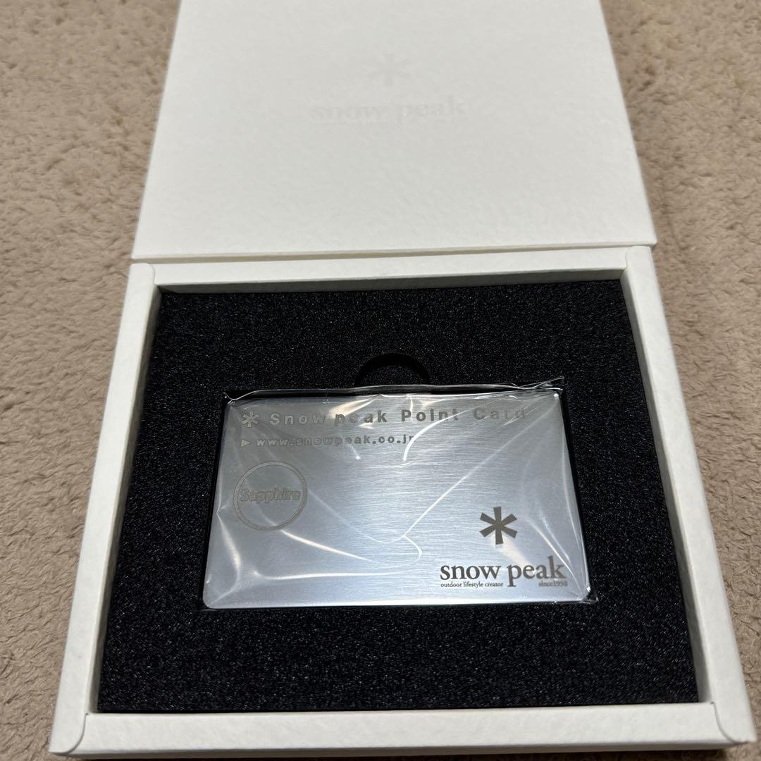 非売品　スノーピークサファイア会員カード
