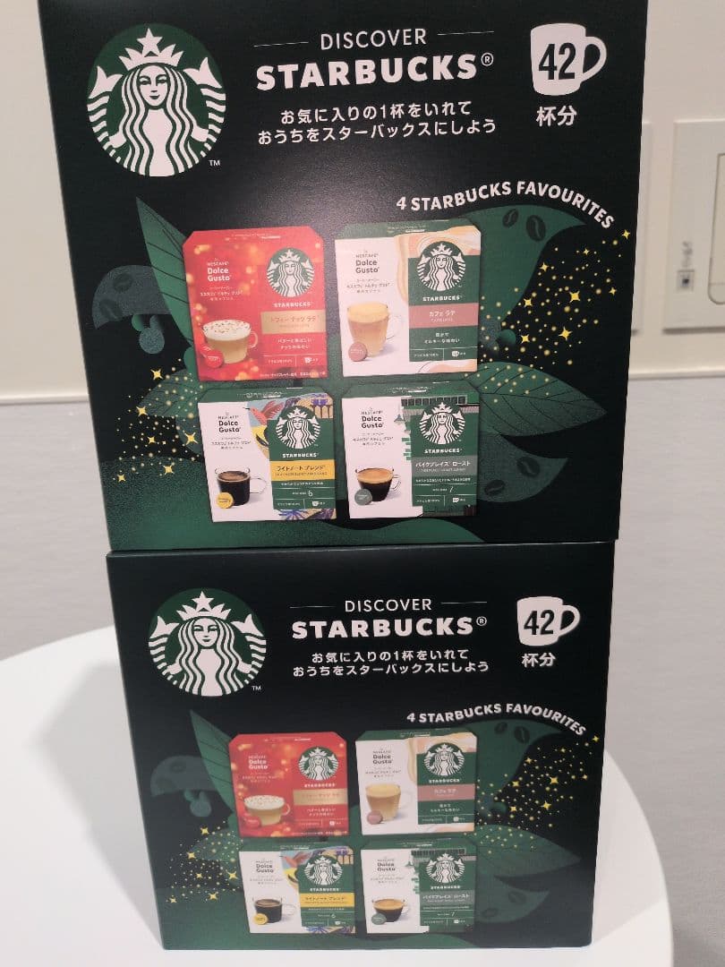 スターバックス ドルチェグスト 専用カプセル 4種アソート 42杯分二箱