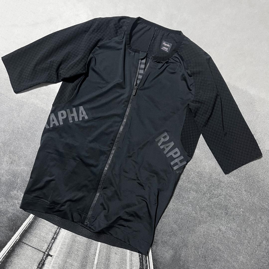 Rapha メンズ プロチーム エアロジャージ Lサイズ ブラック
