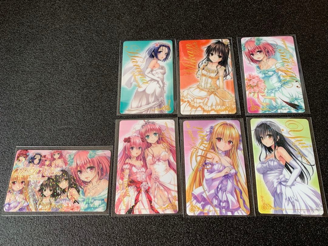 ToLOVEる　ナツコミ　ウェディングカード　1枚白かけ有り