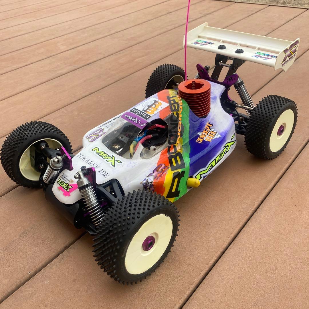 無限精機 MBX4R 1/8 4WD R＆B付エンジンバギー