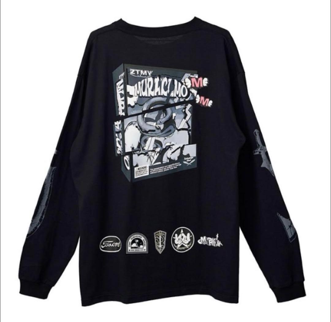 叢雲テクノ ロングTシャツ （Black） XLサイズ