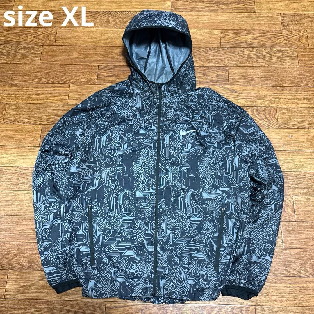 ナイキ　ランニング　NIKE running デジタル迷彩　ナイロンジャケット