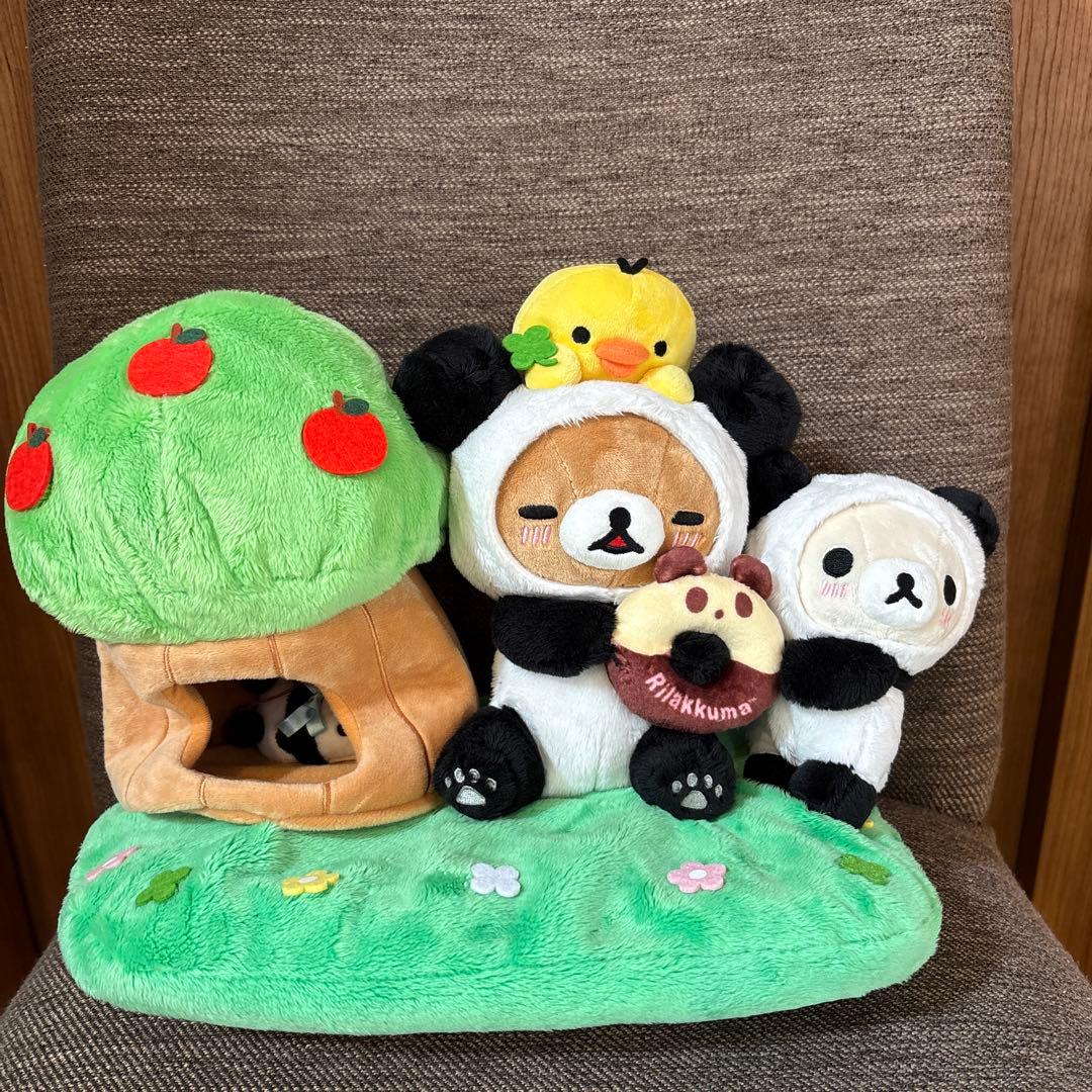 リラックマ スペシャルぬいぐるみ　コリラックマ キイロイトリ　パンダ