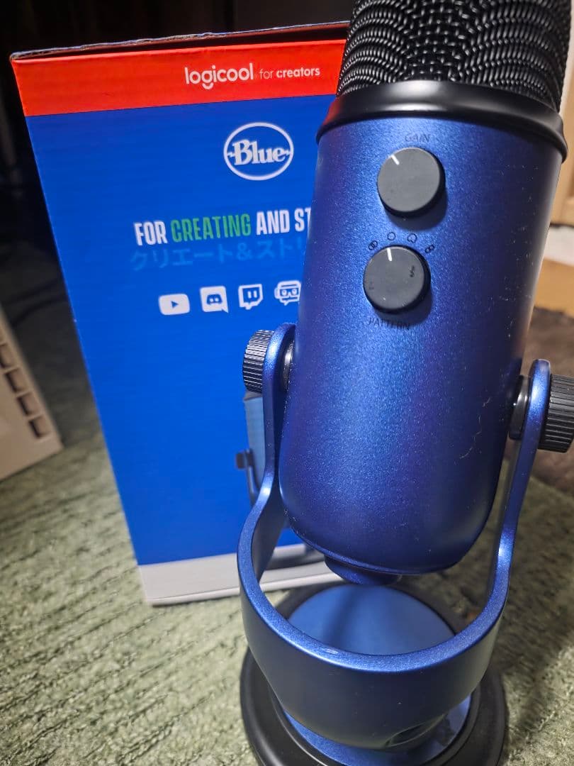Logicool G Blue Yeti ゲーミングマイク(ジャンク)