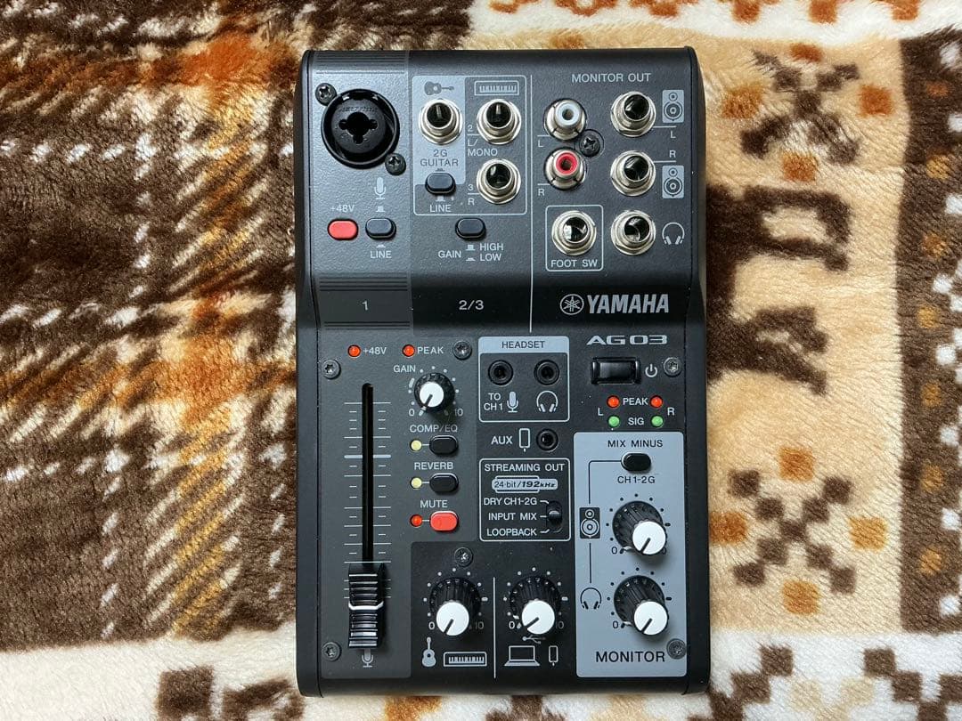 YAMAHA AG03 MK2 ライブストリーミングパック