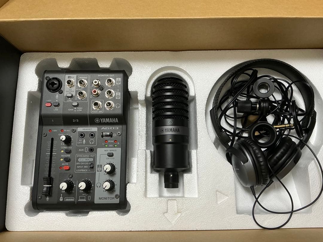 YAMAHA AG03 MK2 ライブストリーミングパック