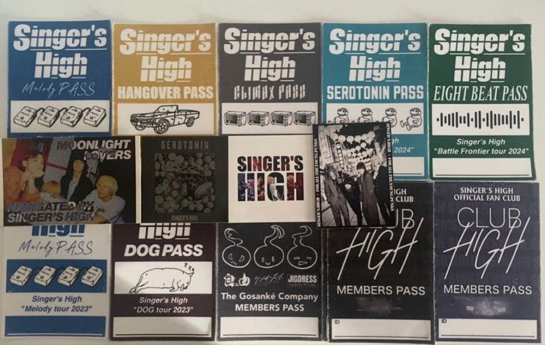 シンガーズハイ ステッカー パスステッカー