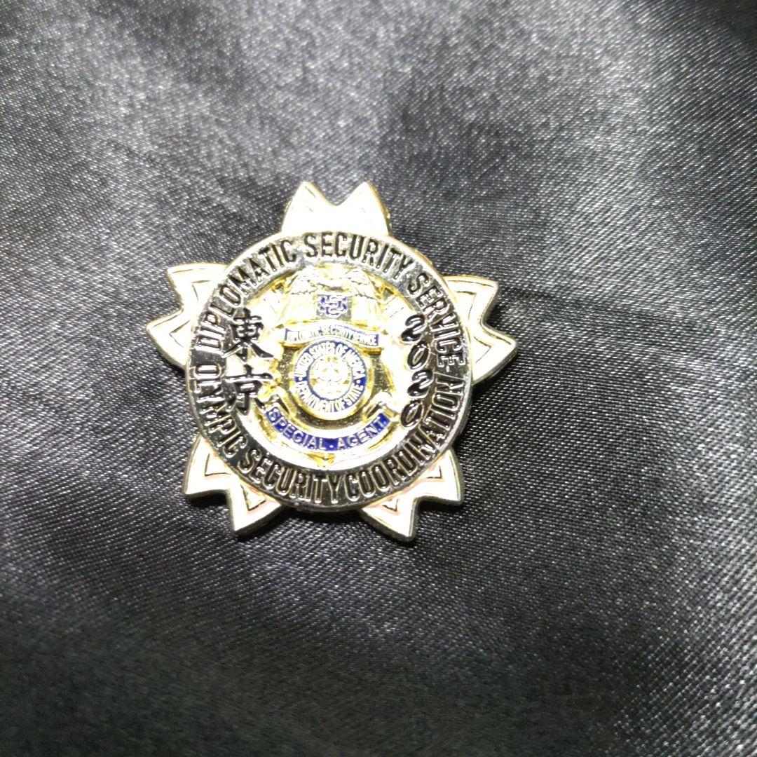 東京オリンピック 2020 アメリカ セキュリティ防衛省 ピンバッジ 非売品