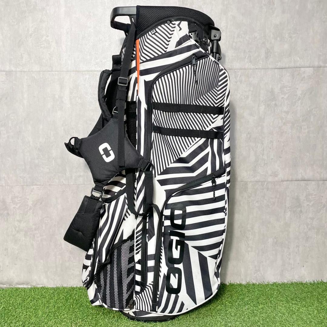 オジオ OGIO キャディバッグ ゼブラ柄 軽量 スタンド式 スプラッシュ柄