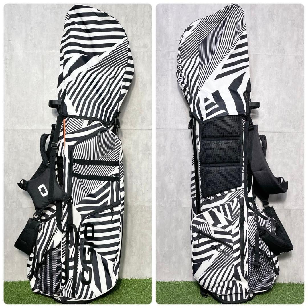 オジオ OGIO キャディバッグ ゼブラ柄 軽量 スタンド式 スプラッシュ柄