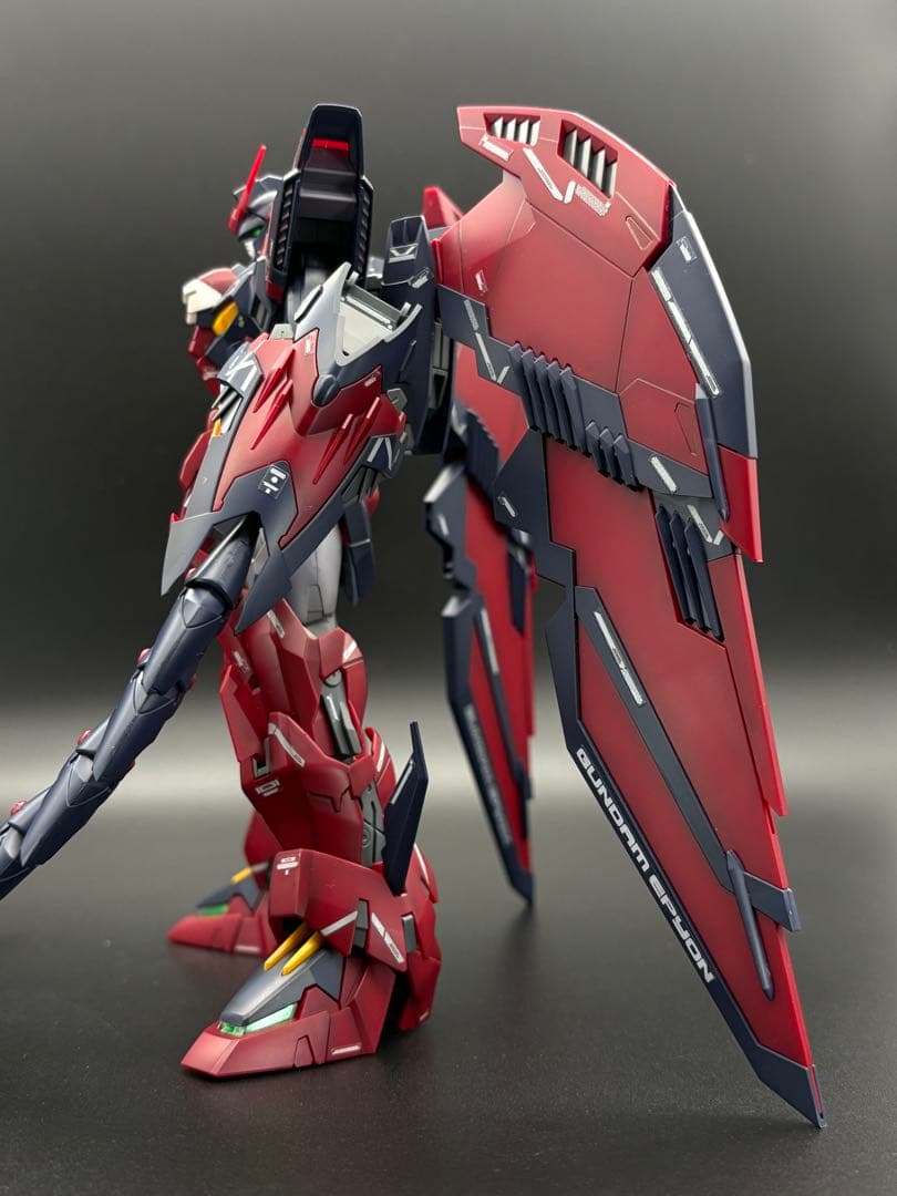 MG 1/100 ガンダムエピオン EW 成形色シャドウ吹き半光沢トップコート