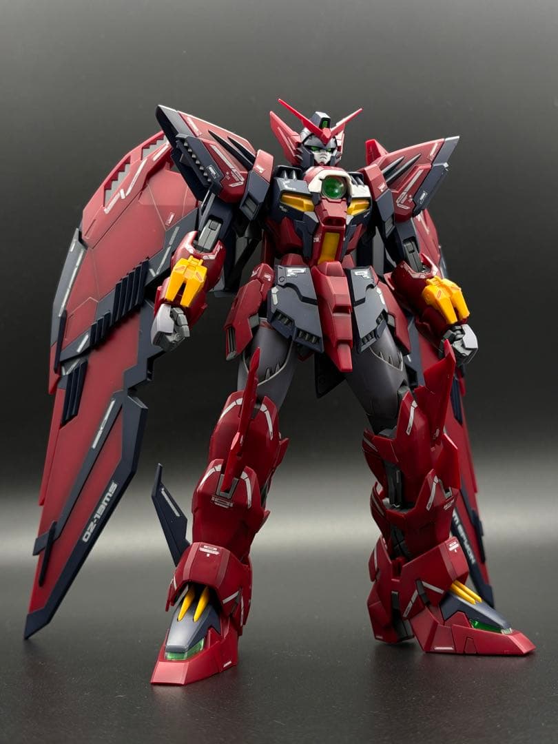 MG 1/100 ガンダムエピオン EW 成形色シャドウ吹き半光沢トップコート