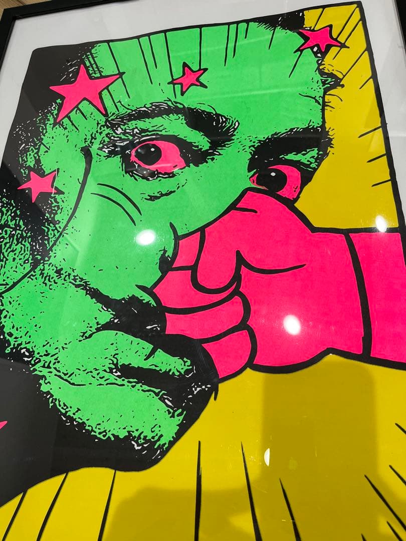 希少 アートフレーム シルクスクリーン ウンコリン ダリ ビックリマン 版画