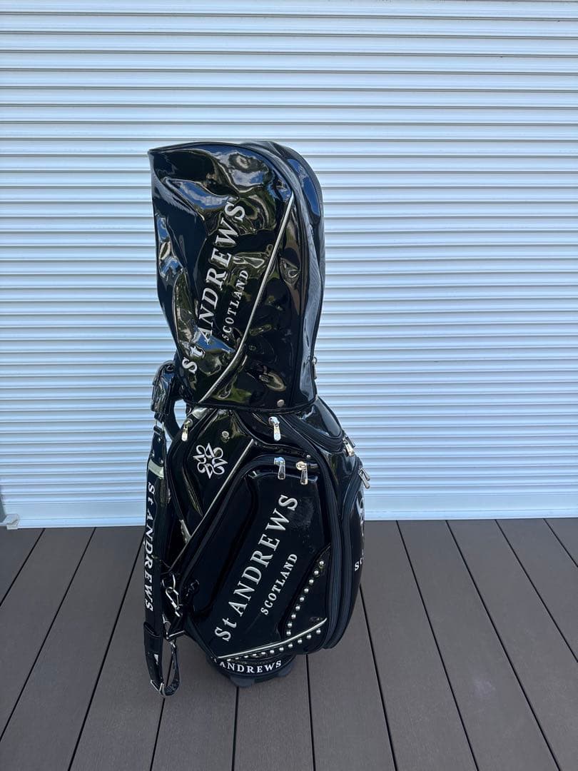 SANDREWS ゴルフバッグ 黒　クラブセット付き