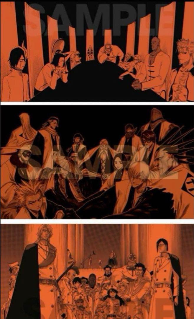 BLEACH EX. 全3種 ビッグタオル 護廷十三隊 十刃 星十字騎士団