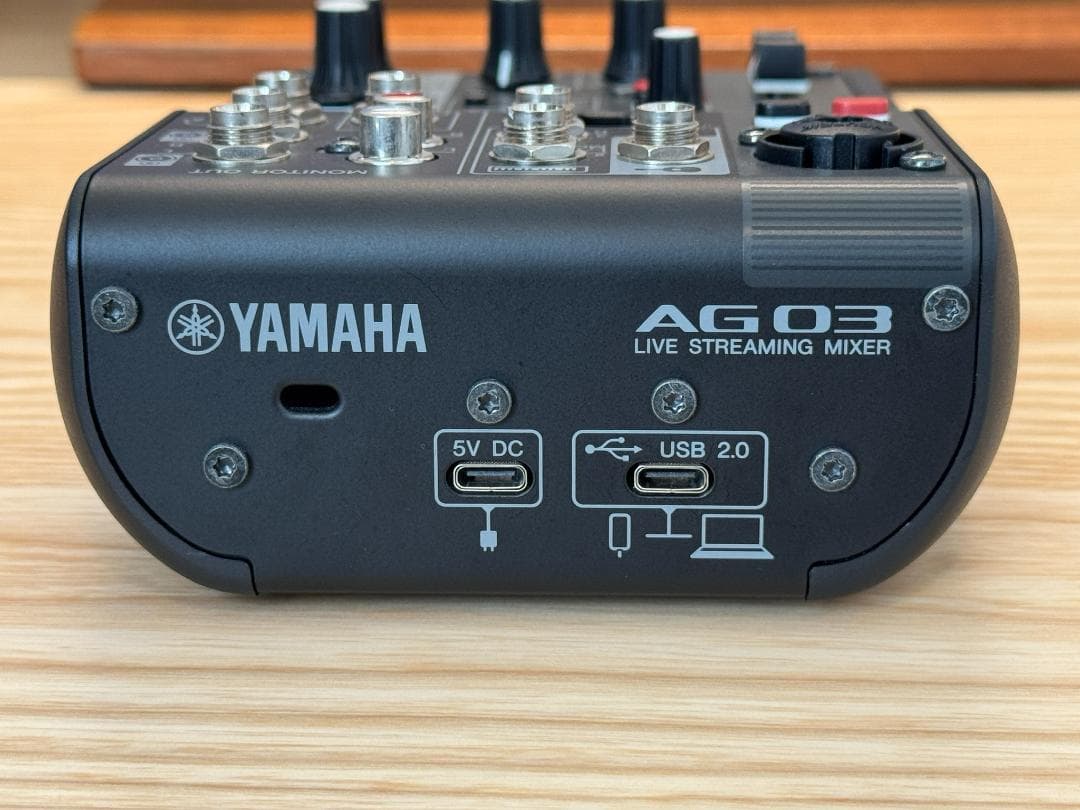 【本体のみ】YAMAHA AG03MK2 ライブストリーミングミキサー
